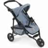 BAYER CHIC 2000 Jogging-Buggy LOLA Jeans Blue -Puppenwelt Verkauf bayer chic 2000 jogging buggy lola jeans blue a355590