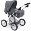 BAYER CHIC 2000 Kombi-Puppenwagen LENI, Jeans Grey