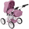 BAYER CHIC 2000 Kombi-Puppenwagen LENI Jeans Pink