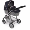 BAYER CHIC 2000 Kombi Puppenwagen NELE Melange Navy Grau -Puppenwelt Verkauf bayer chic 2000 kombi puppenwagen nele melange navy grau a320886