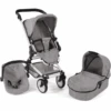 BAYER CHIC 2000 Kombipuppenwagen Fides 3 In 1 Grau