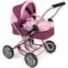 BAYER CHIC 2000 Mini-Kuschelwagen SMARTY Dots Brombeere -Puppenwelt Verkauf bayer chic 2000 mini kuschelwagen smarty dots brombeere a355156
