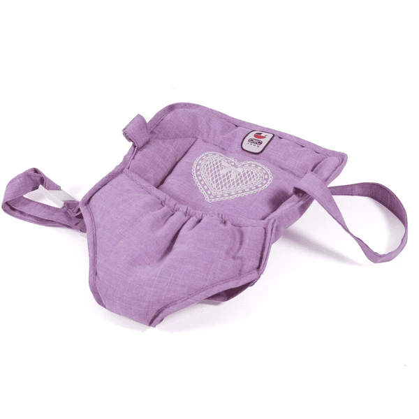 BAYER CHIC 2000 Puppen-Tragegurt Melange Flieder 3 BAYER CHIC 2000 Puppen-Tragegurt Melange Flieder