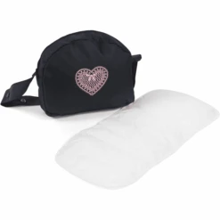 BAYER CHIC 2000 Puppen-Wickeltasche Melange Grau-navy