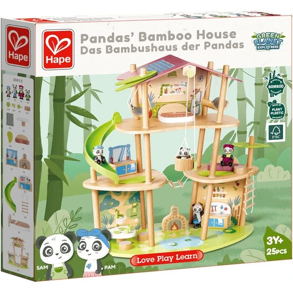 Hape Das Bambushaus Der Pandas - Green Planet Explorers 3 Hape Das Bambushaus Der Pandas - Green Planet Explorers