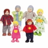 HAPE Puppenfamilie - Helle Hautfarbe 6tlg.
