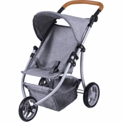 Knorr Toys® Puppenbuggy Jogger Lio - Stone Brown