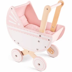 New Classic Toys® New Classic Toys Puppenwagen Pink Inkl. Bettgarnitur