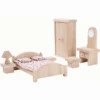 PlanToys Schlafzimmer Classic -Puppenwelt Verkauf plantoys schlafzimmer classic a376675