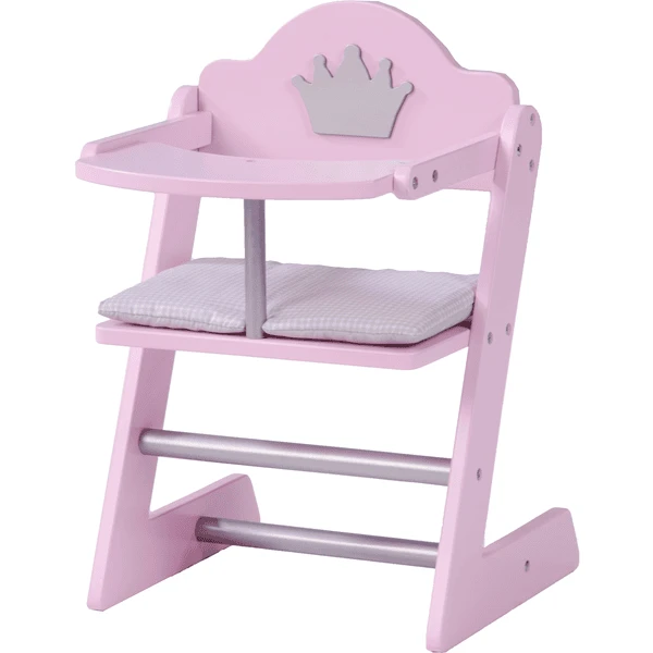 Roba Puppenhochstuhl Prinzessin Sophie, Rosé Lackiert 3 Roba Puppenhochstuhl Prinzessin Sophie, Rosé Lackiert
