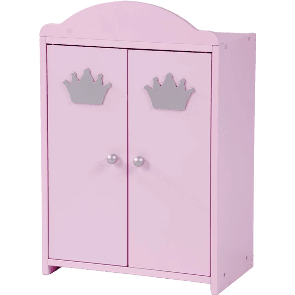 Roba Puppenschrank Prinzessin Sophie 2-türig, Rosé Lackiert 3 Roba Puppenschrank Prinzessin Sophie 2-türig, Rosé Lackiert