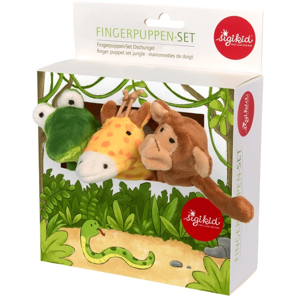 Sigikid® Fingerpuppen Set Dschungel My Little Theatre 3 Sigikid® Fingerpuppen Set Dschungel My Little Theatre