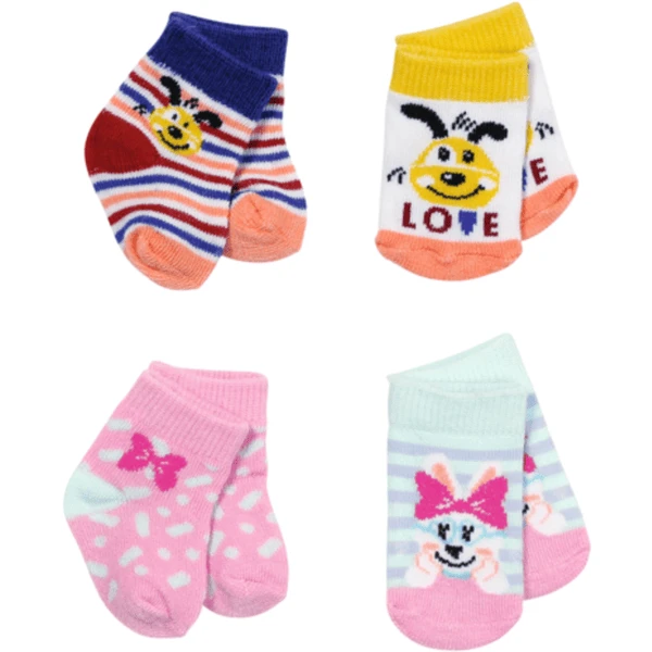 Zapf Creation BABY Born® Socken 2x, 2 Sort. 43cm 3 Zapf Creation BABY Born® Socken 2x, 2 Sort. 43cm