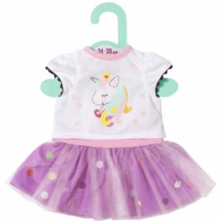 Zapf Creation Dolly Moda Einhorn Shirt Mit Tutu, 36cm